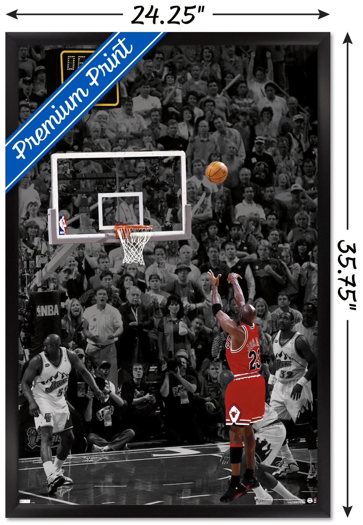 Amazon.com: Trends International Michael Jordan - The Shot Wall